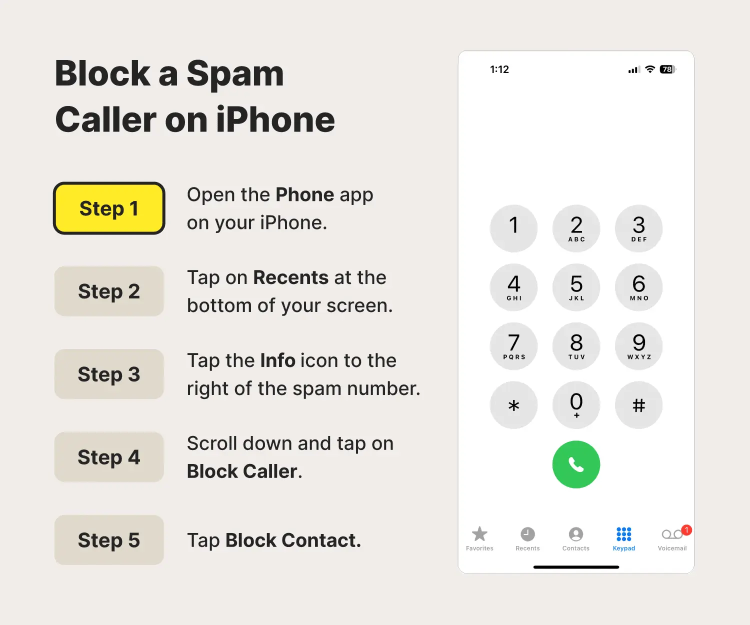 How to block scam calls on iPhone
